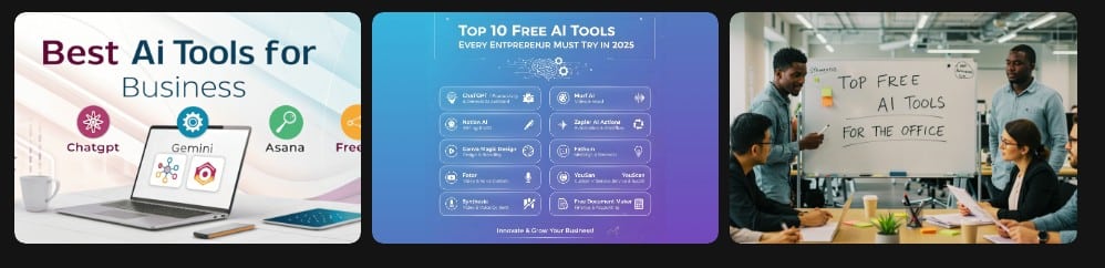 Free AI Tools for Business: Best Options to Grow in 2025