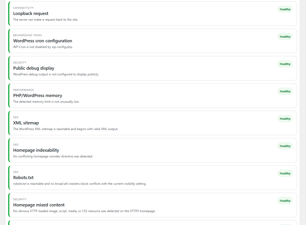 TopNotch Site Doctor showing missing browser security headers and guided repair information