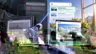 Illustration of a staging website being blocked from Google while the live website remains protected